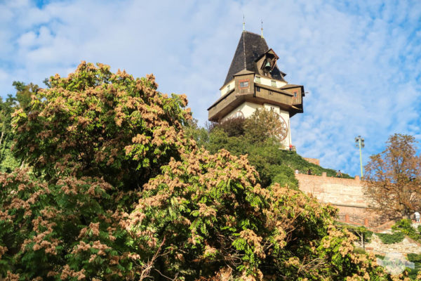 Der Schloßberg in Graz - Uhrturm