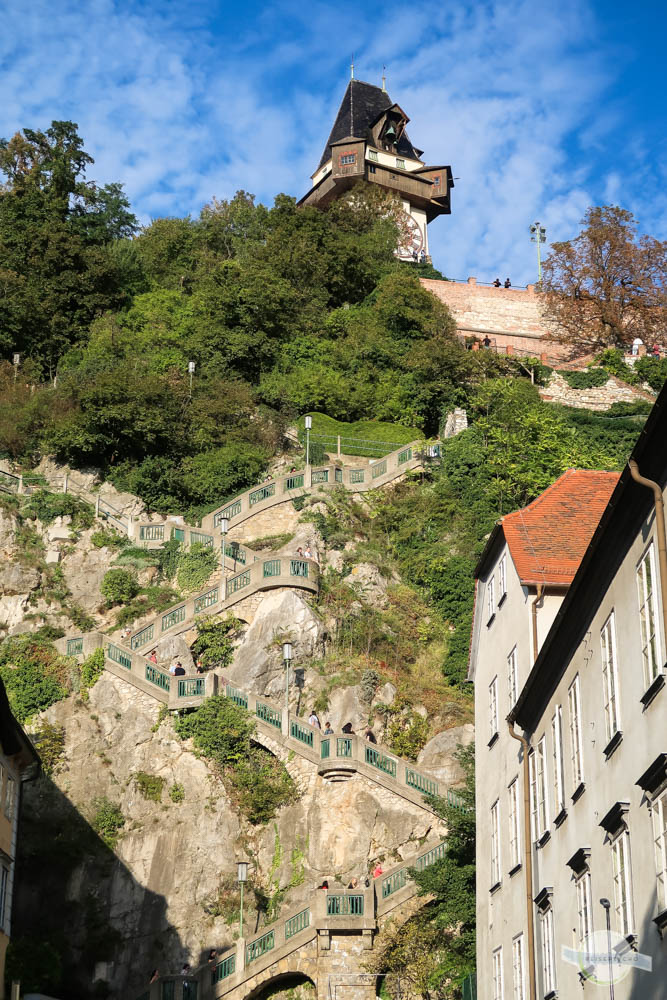 Kriegssteig - Stufen in Graz
