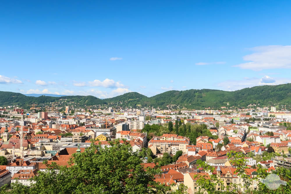 Panoramablick Plabutsch vom Schlossberg