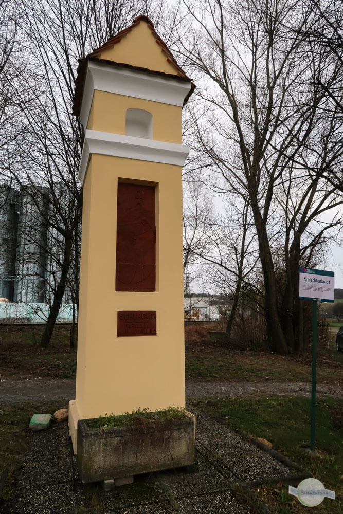 Schlachtenkreuz in Pinkafeld im Lamplfeld