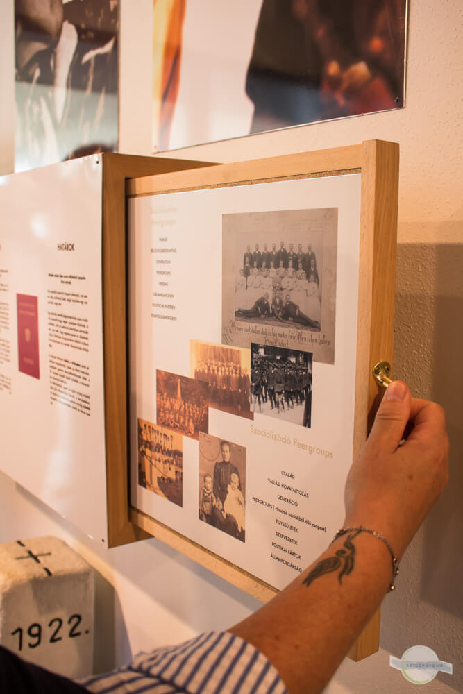 Infotafeln im Museum in Bildein