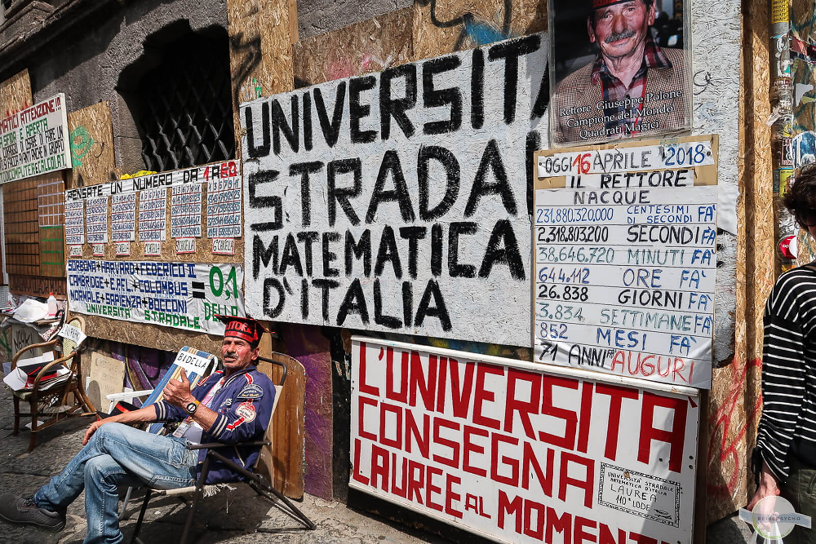 Strada Matematika / Straße der Mathematik in Neapel