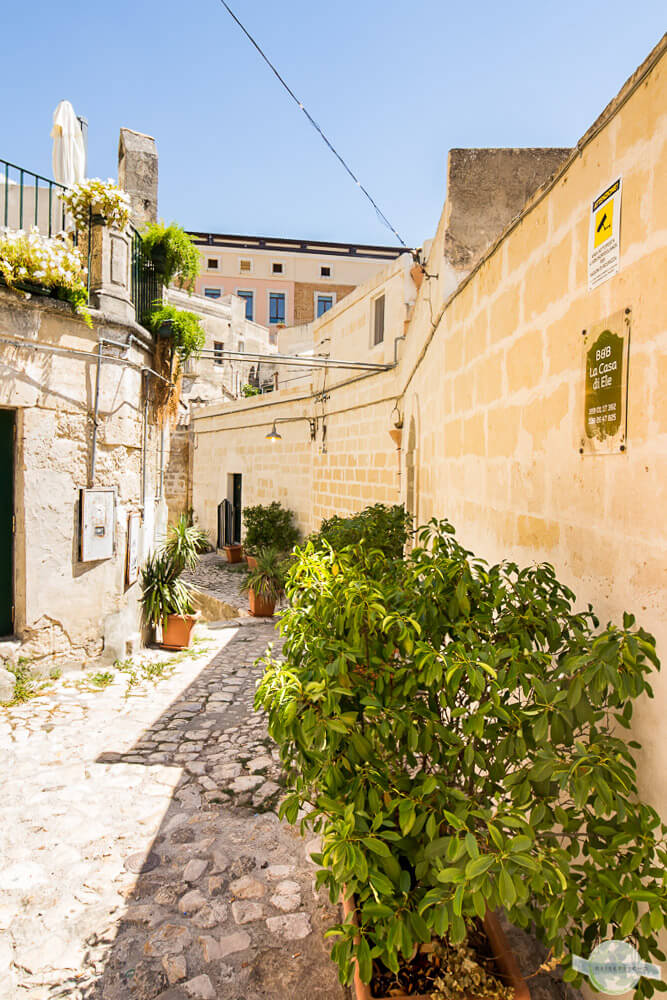 Restaurierte Gassen Matera