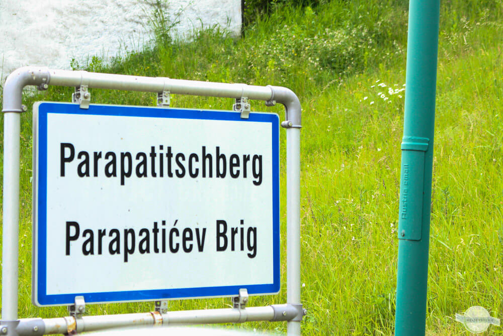 Parapatischberg Ortstafel