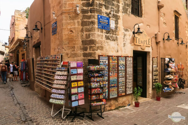 Alte Moschee als Souvenirshop auf Kreta