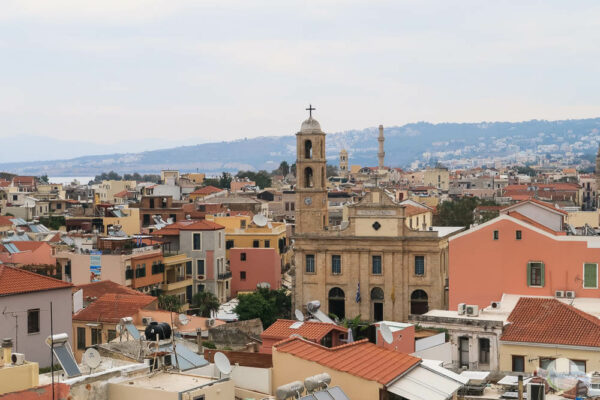 Ausblick von der Bastion Schiavo in Chania 