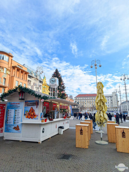 Ban-Jelačić-Platz in der Vorweihnachtszeit