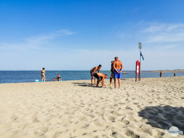 Boccia spielen am Strand