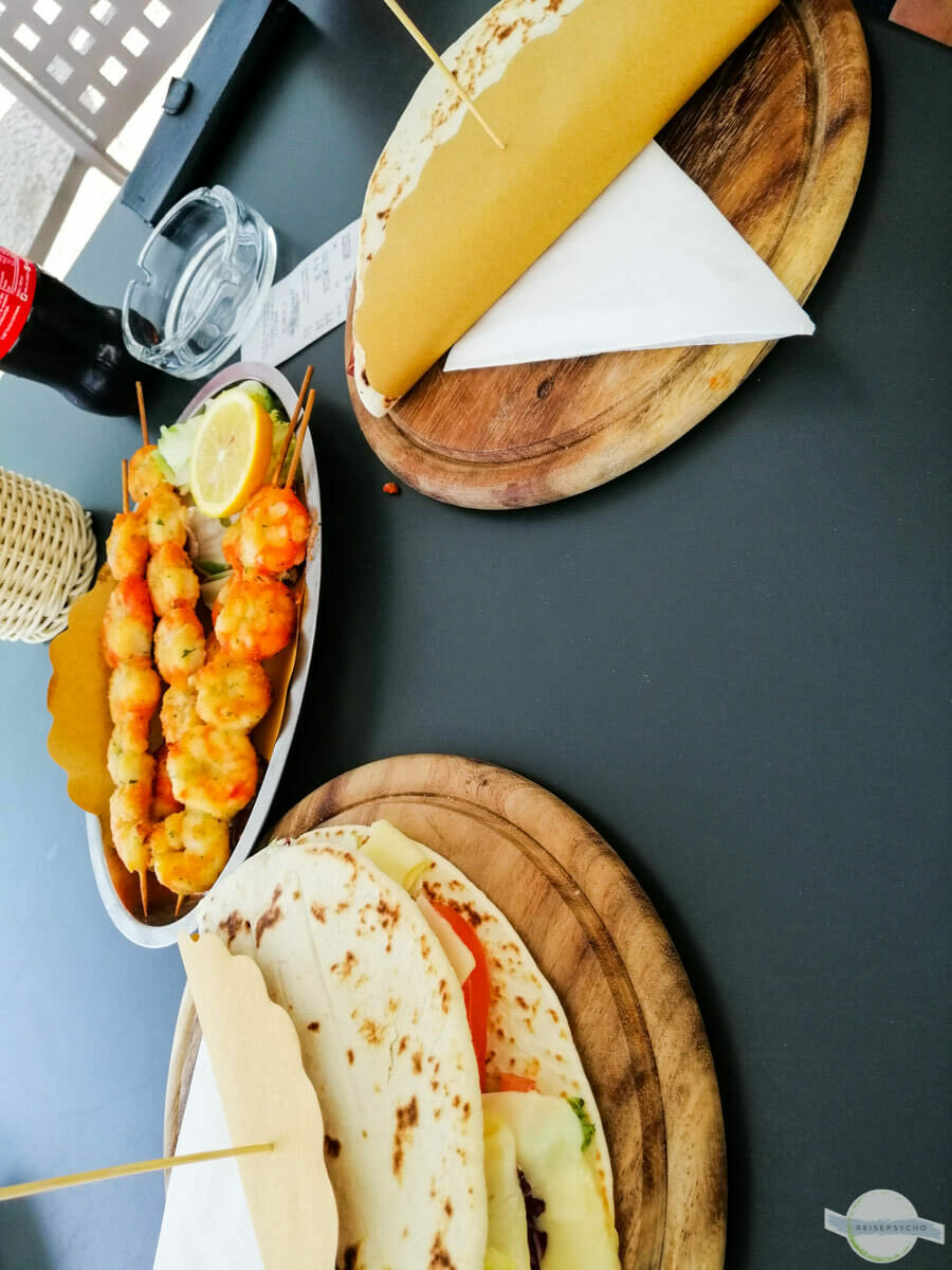 Piadina am Strand