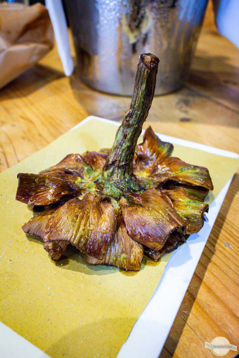 Römische Spezialität: Carciofi alla Guidia