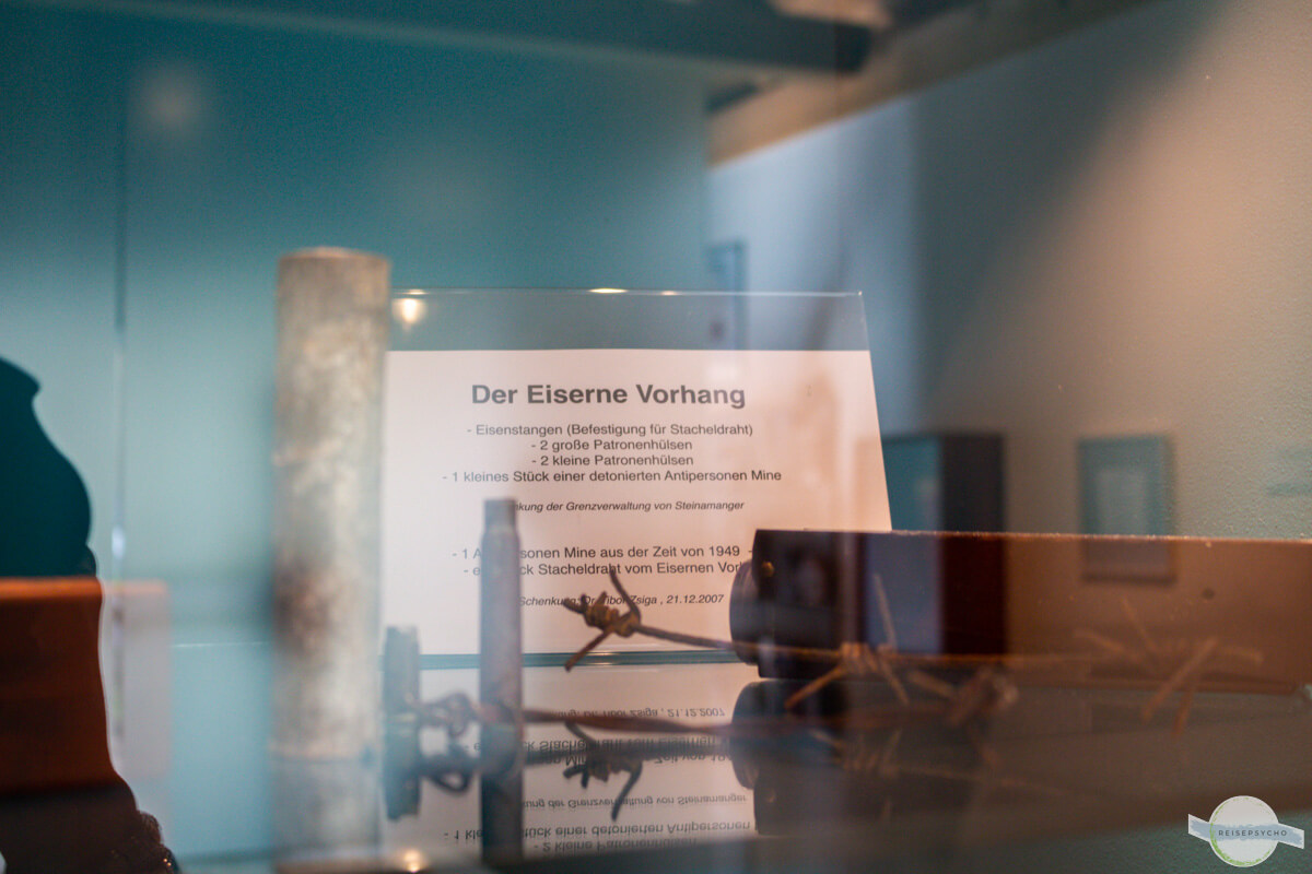 Eiserner Vorhang als Thema im Museum in Bildein