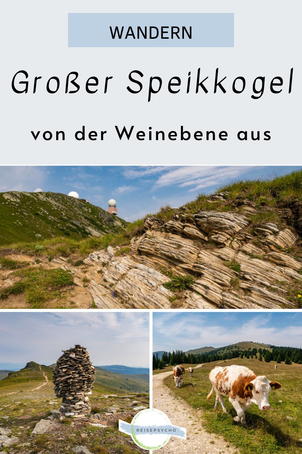 Pin Großer Speikkogel von der Weinebene aus