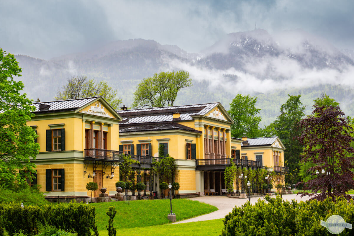 Kaiservilla Bad Ischl bei Regenwetter