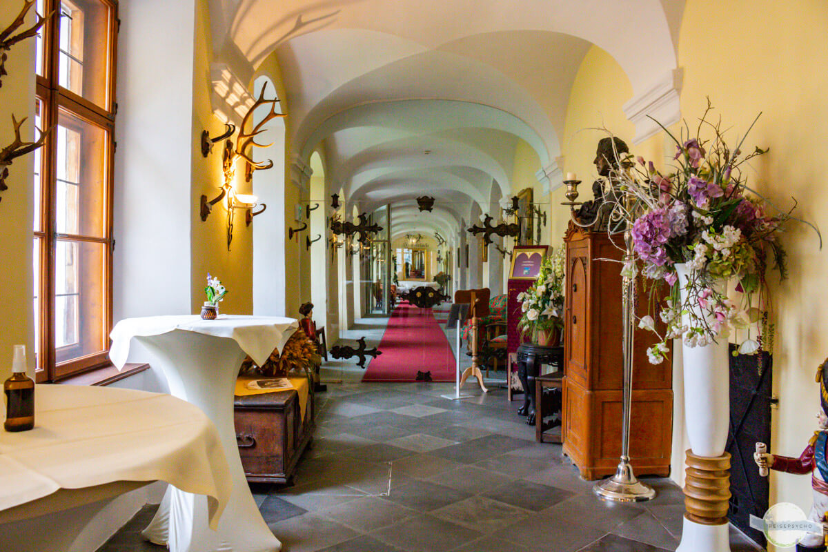 Die Gänge des Schloss Mondsee