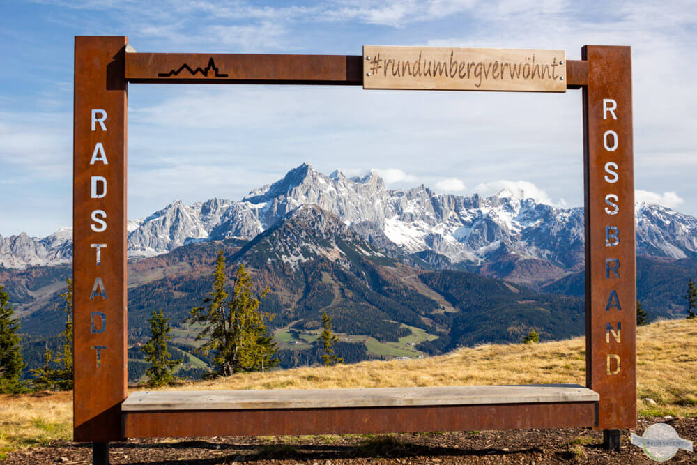 Riesenrahmen am Rossbrand mit Dachsteinblick