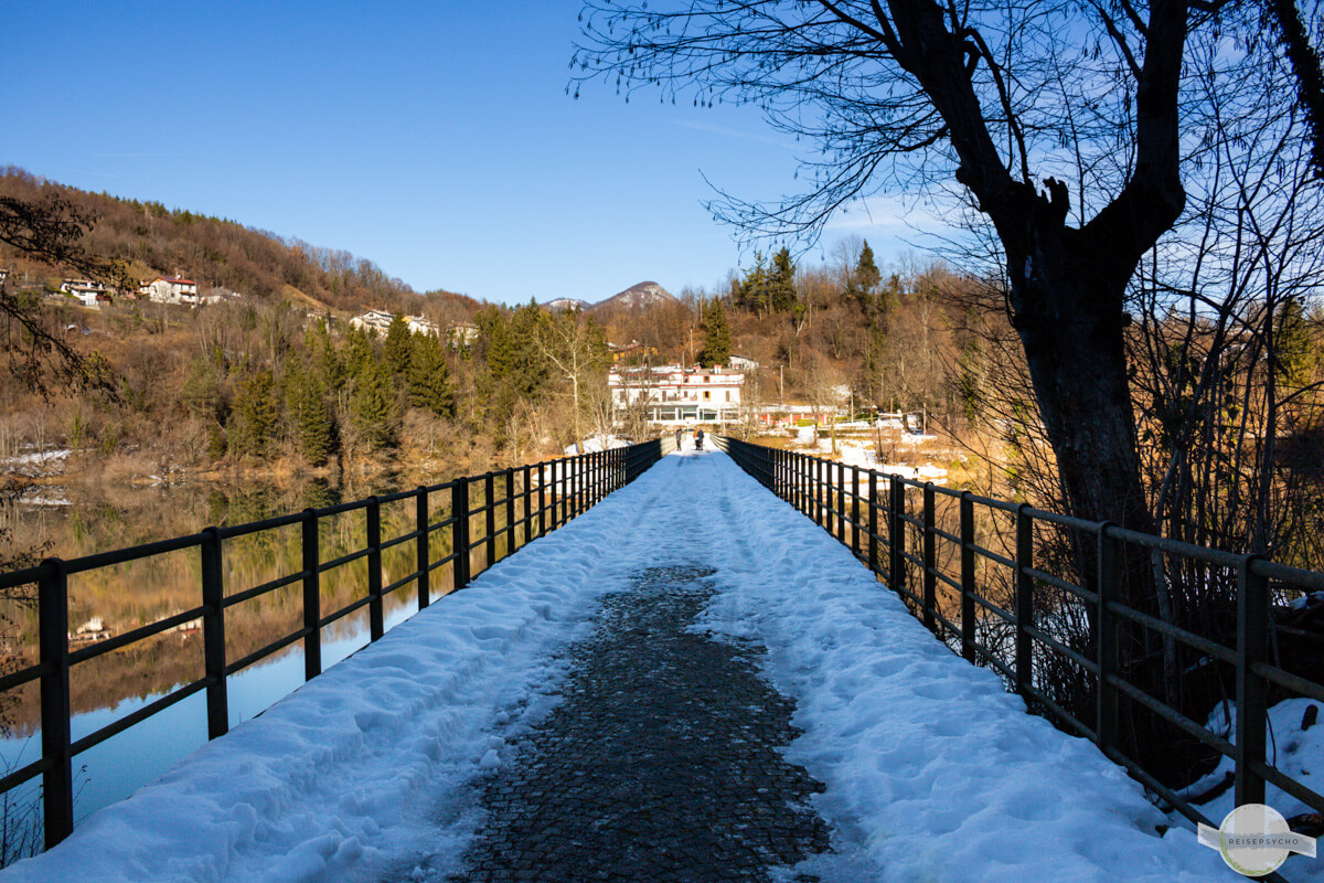 Brücke über den Lago di Verzegnis