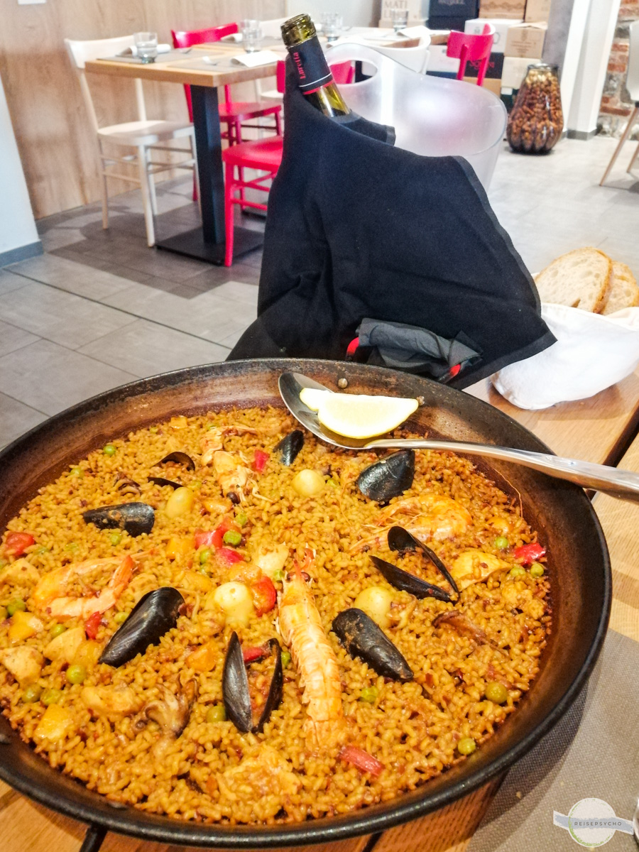 Meeresfrüchtepaella für zwei
