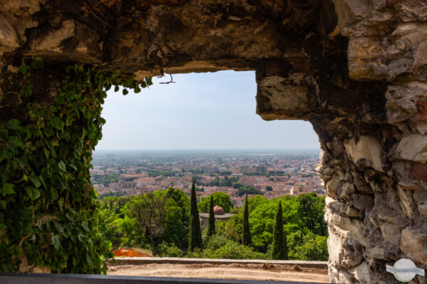 Brescia von oben: vom Castello ein Blick auf die Stadt