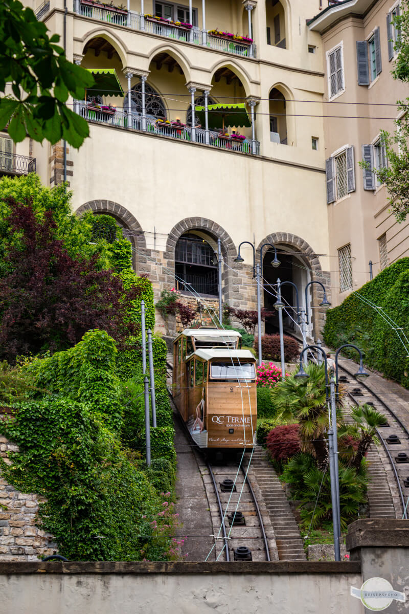 Standseilbahn in Bergamo