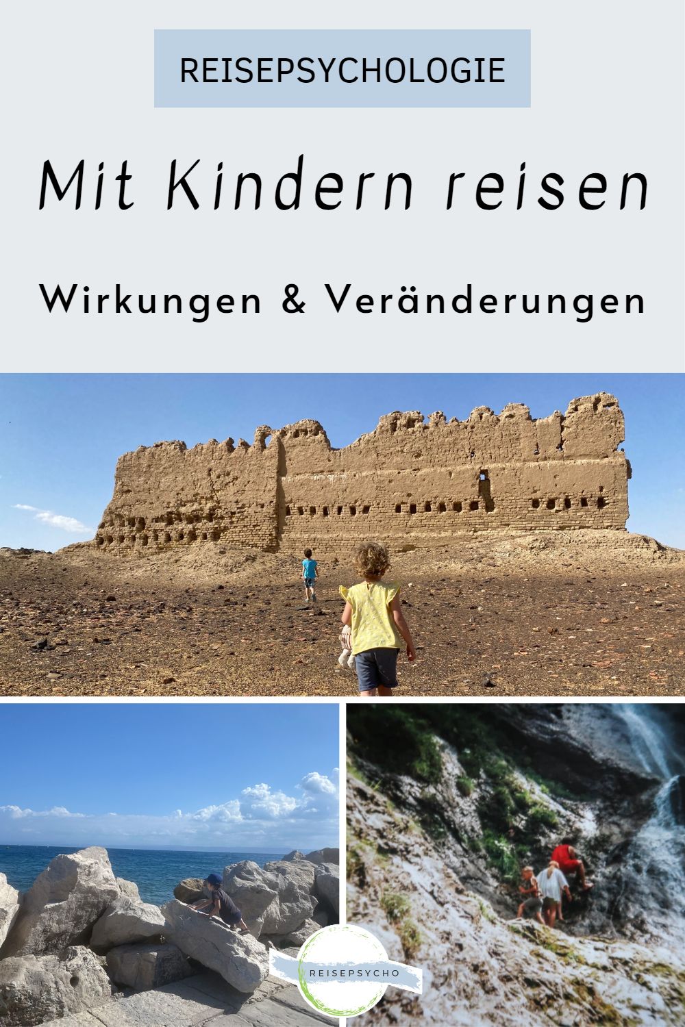 Mit Kindern reisen Pin
