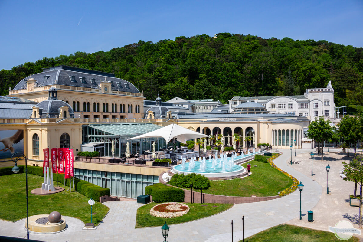 Blick auf das Casino Baden
