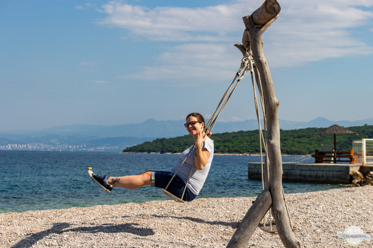 Schaukel am Strand
