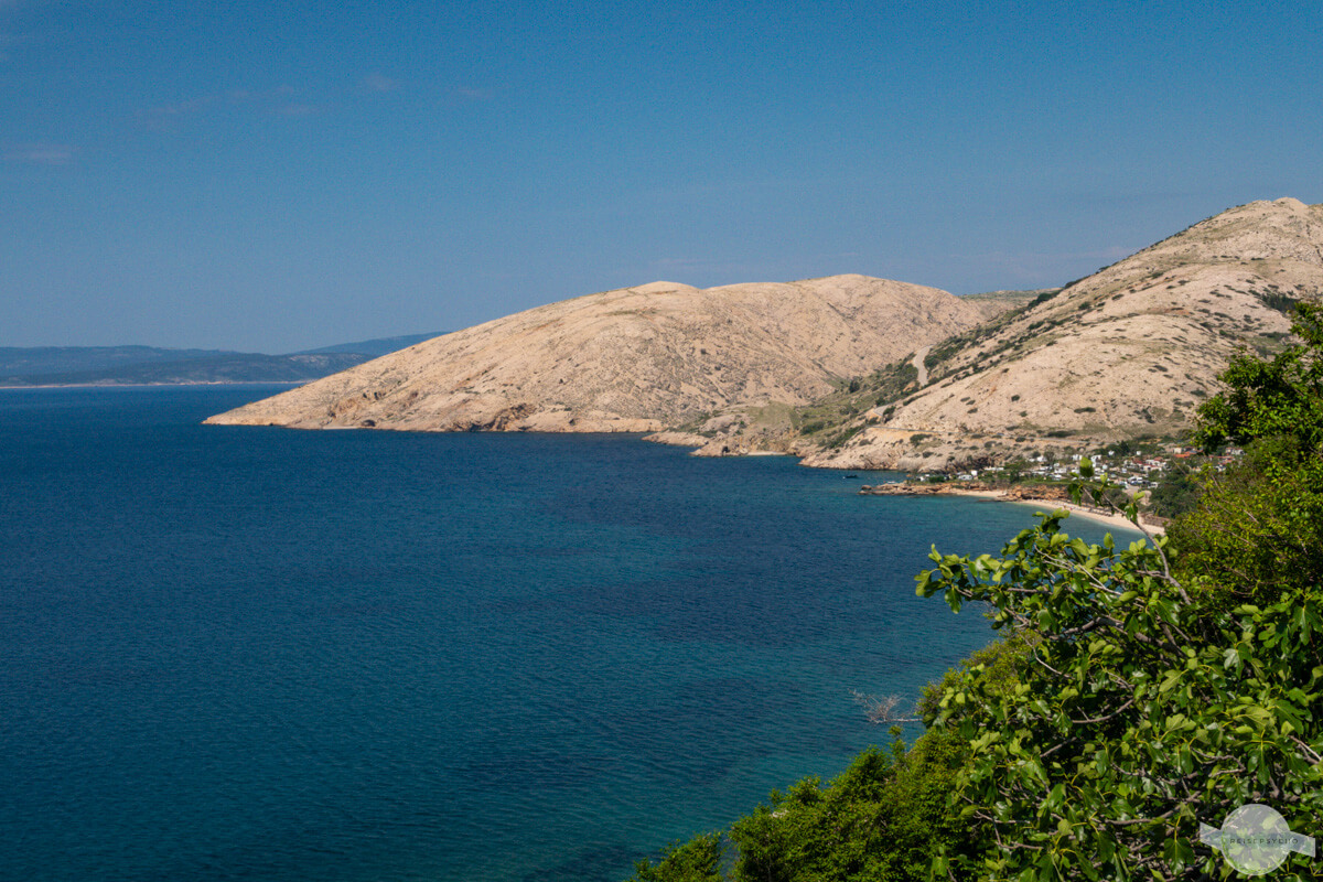 Die Küste von Stara Baška