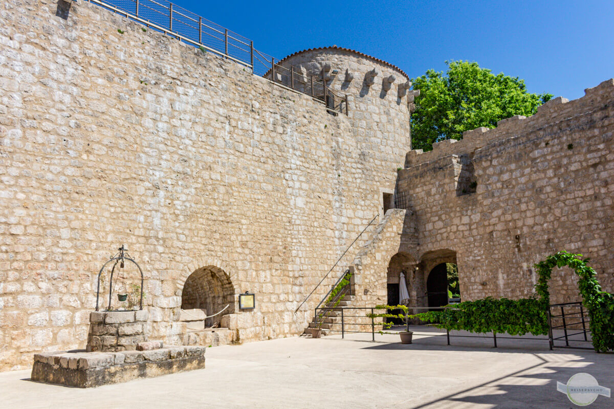 Frankopan Kastel Krk Innenhof