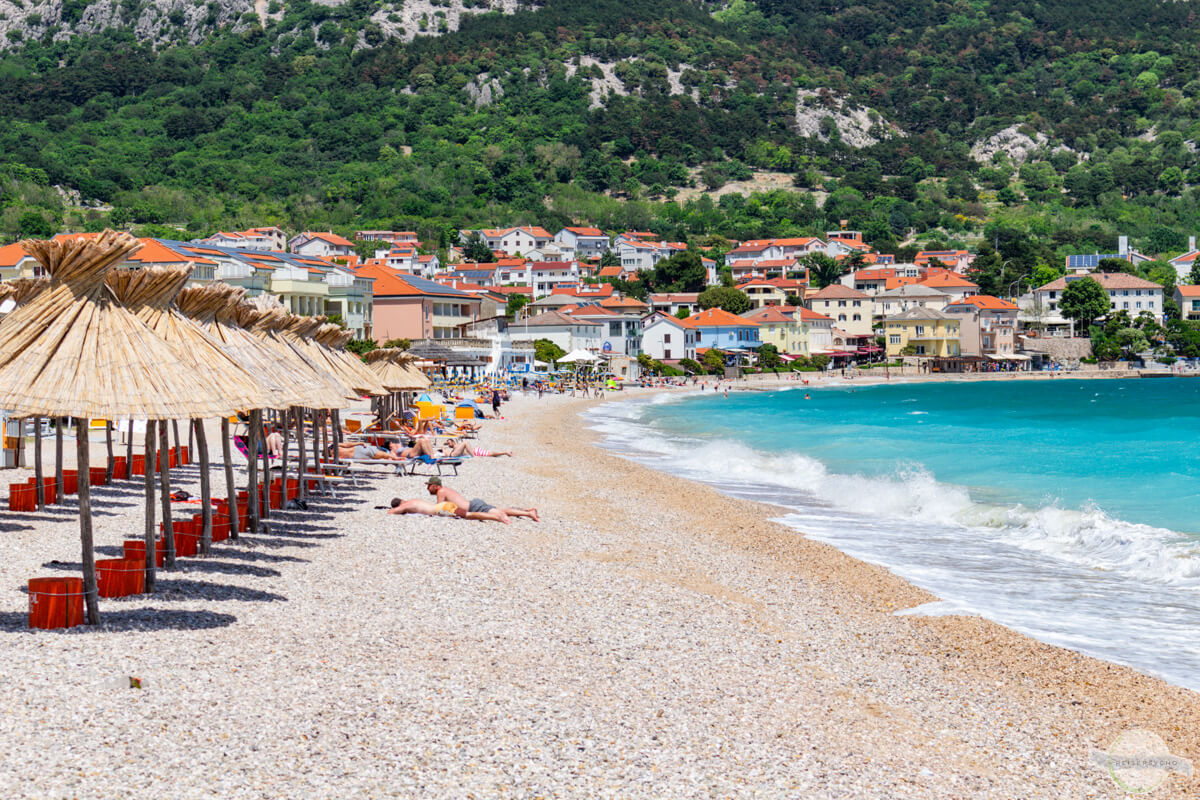 Strand in Baška