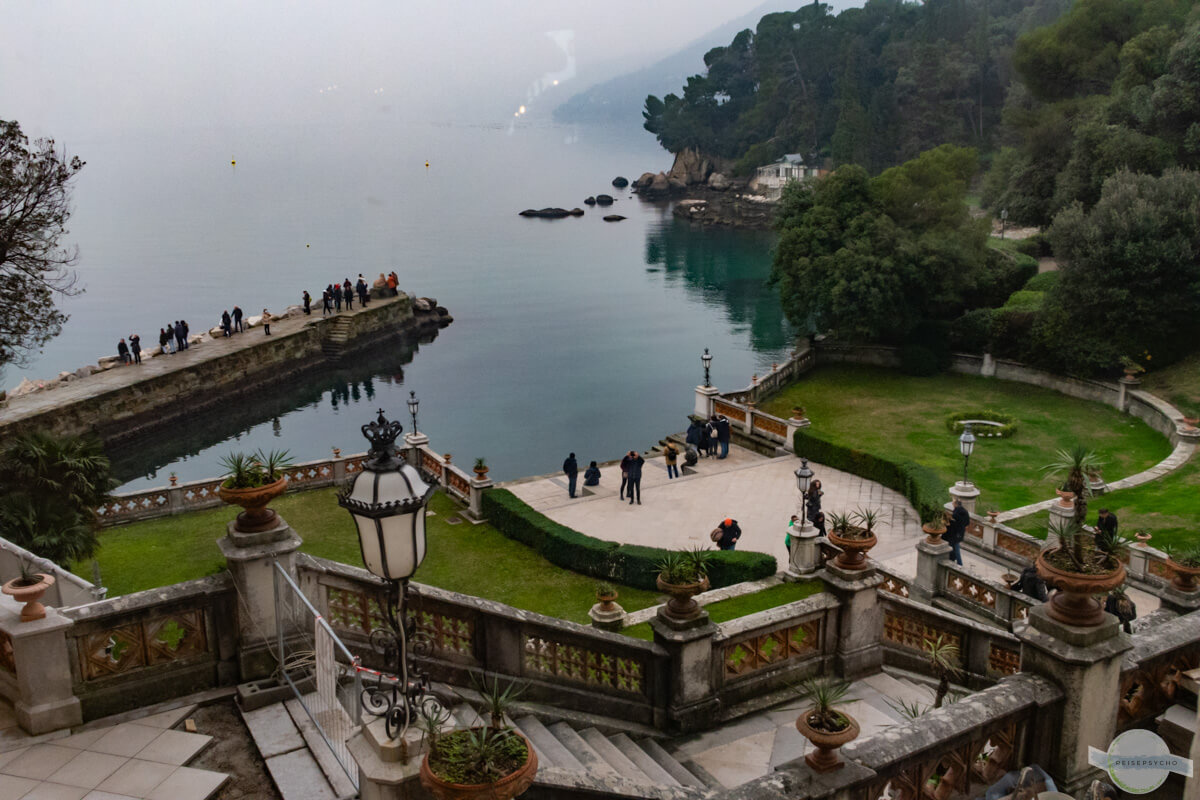 Kleiner Hafen beim Schloss Miramare