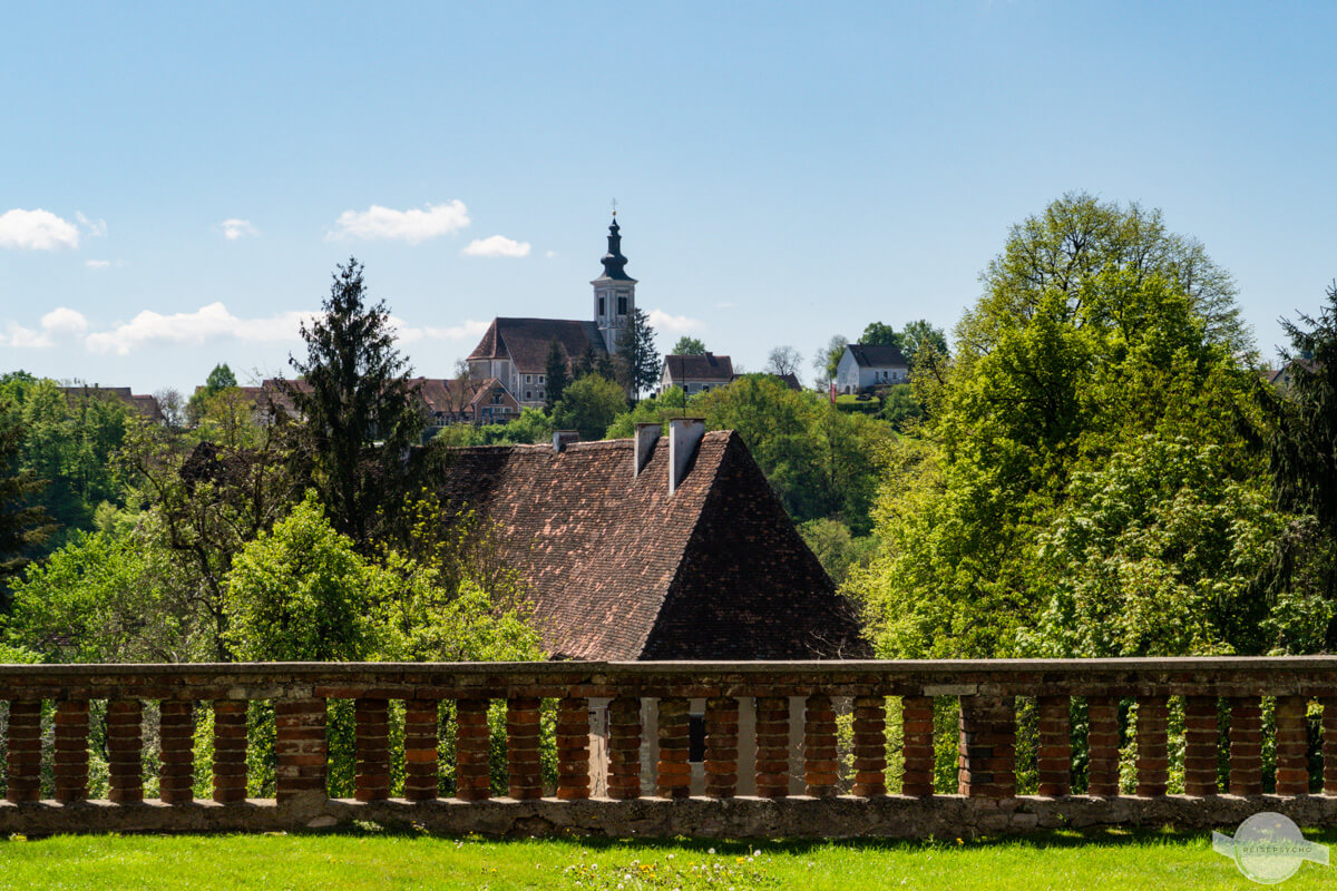 Block auf die Kirche am Frauenberg