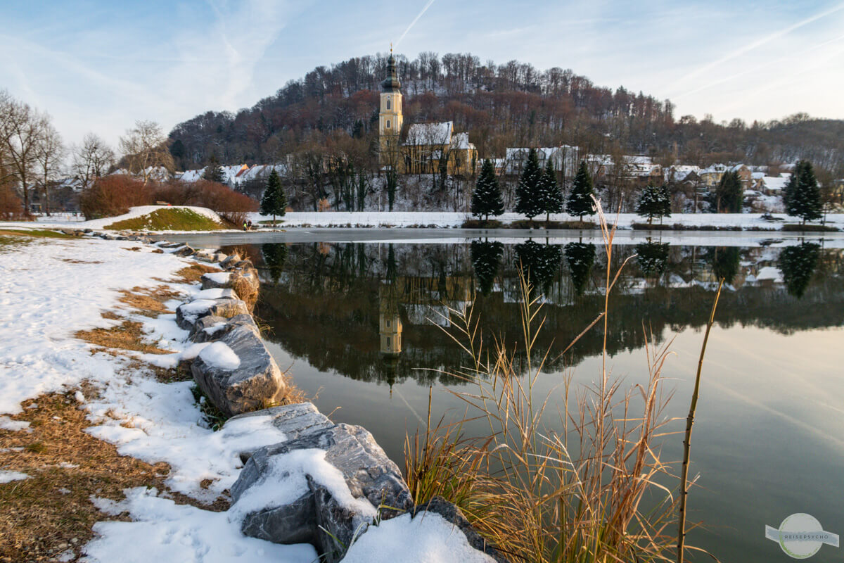 Badesee Wildon im Winter