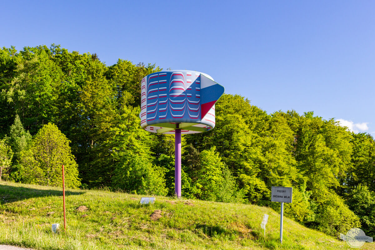 Wegweiser nach Slowenien