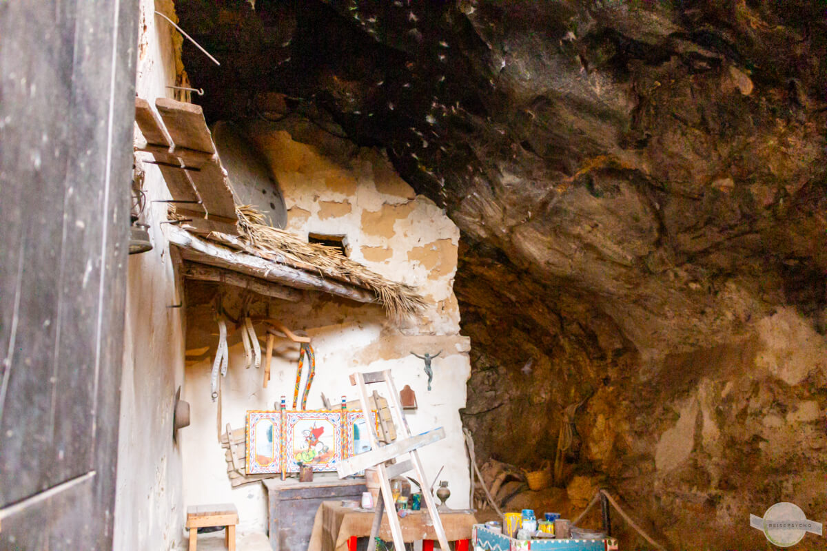 Das Innere der Grotta Mangiapane