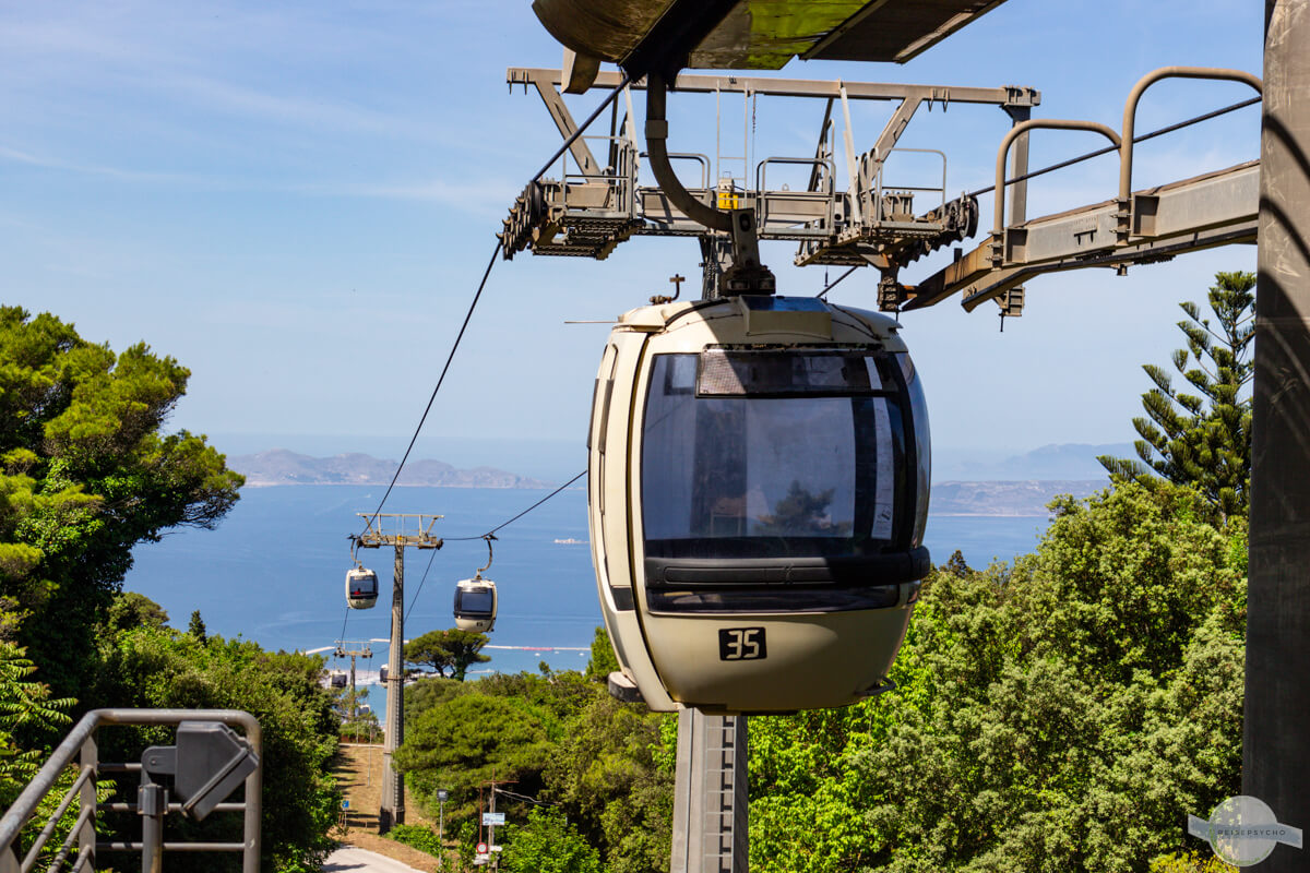 Seilbahn in Erice