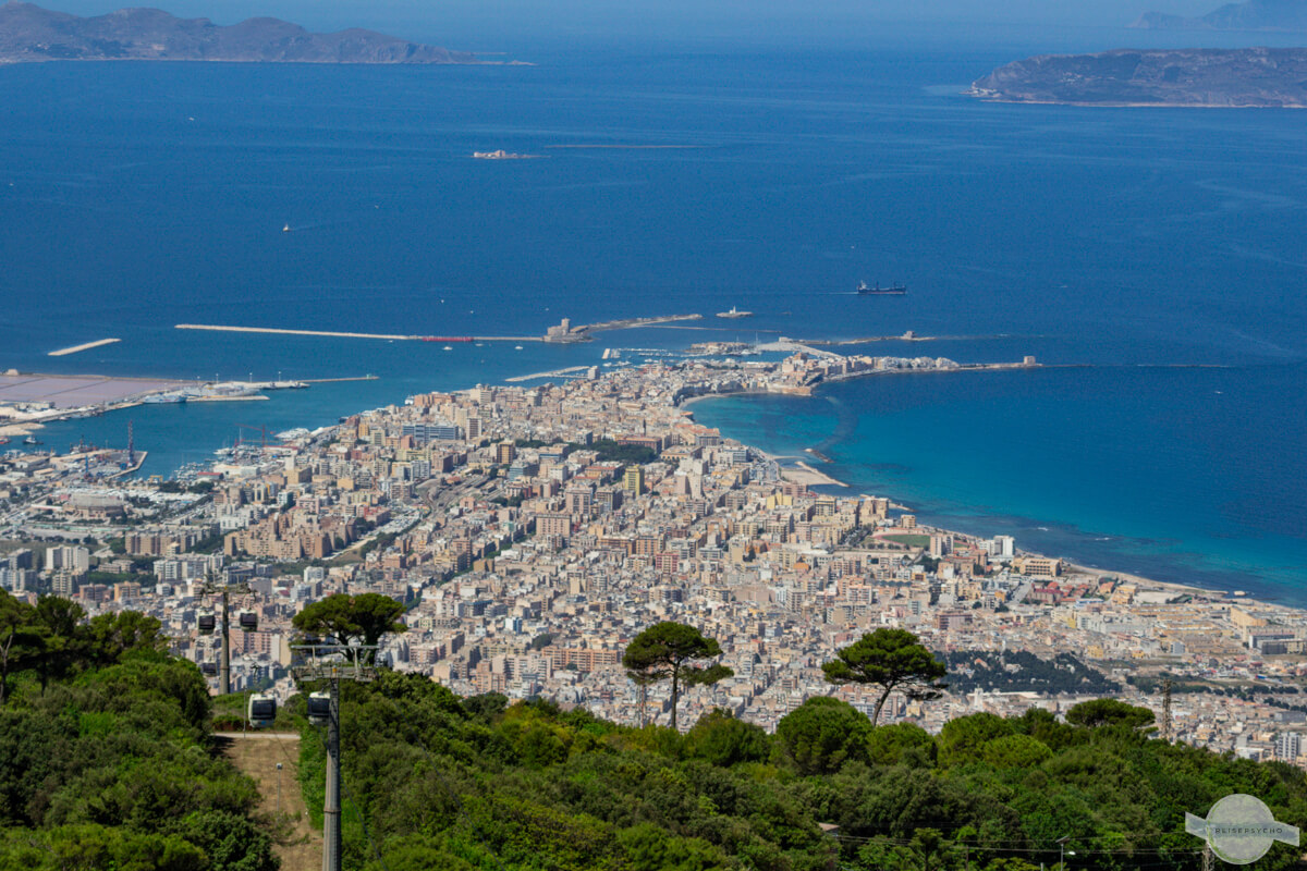 Trapani von oben