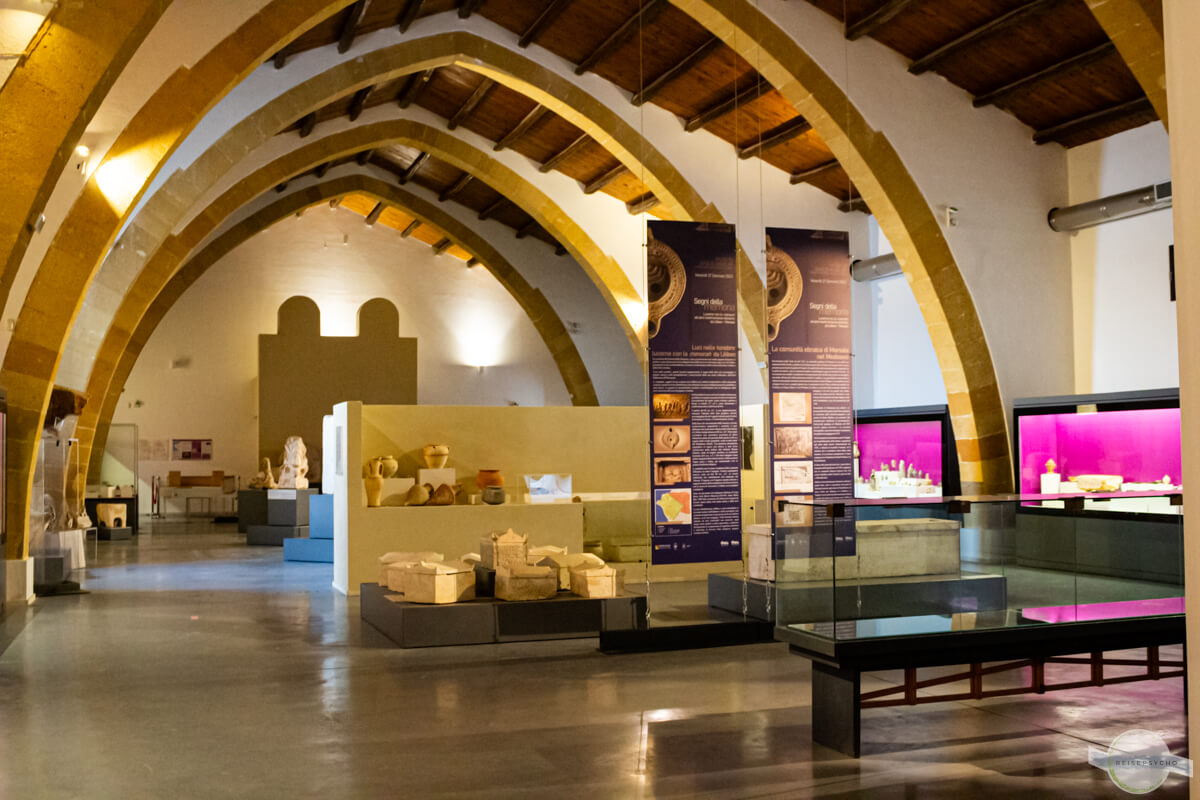 Museum Baglio Anselmi in Marsala, archäologische Ausstellung