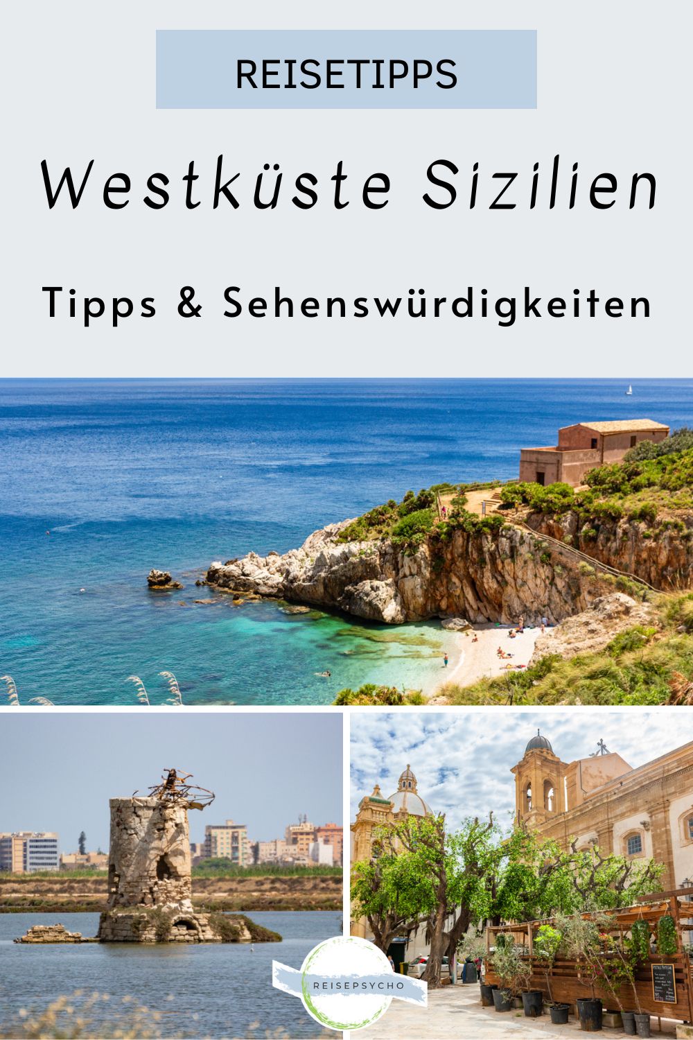 Westküste Sizilien Pin