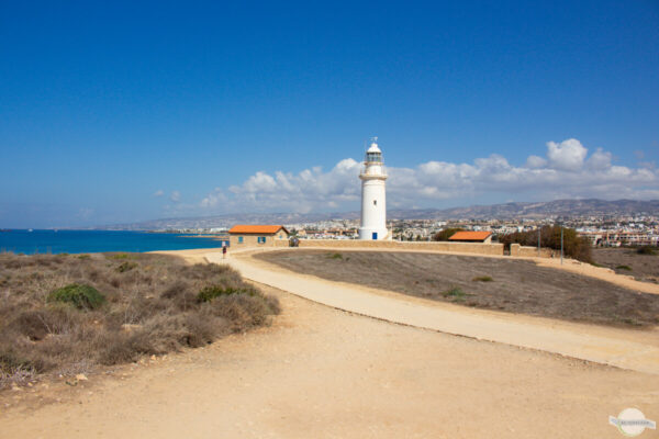 Der Leuchtturm von Paphos auf Zypern