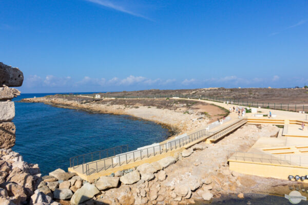 Blick auf die Uferpromenade in Paphos