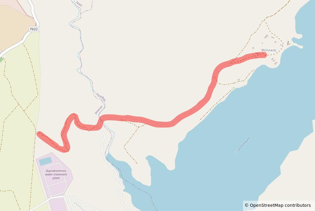 Karte Wanderung nach Foinikas