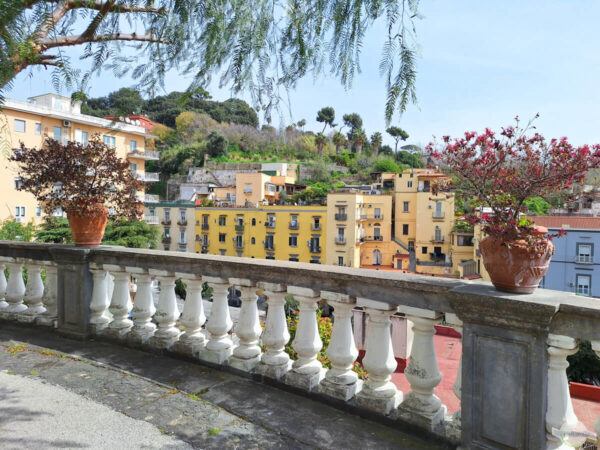 Neapel am Capodimonte Ausblick auf den Wald