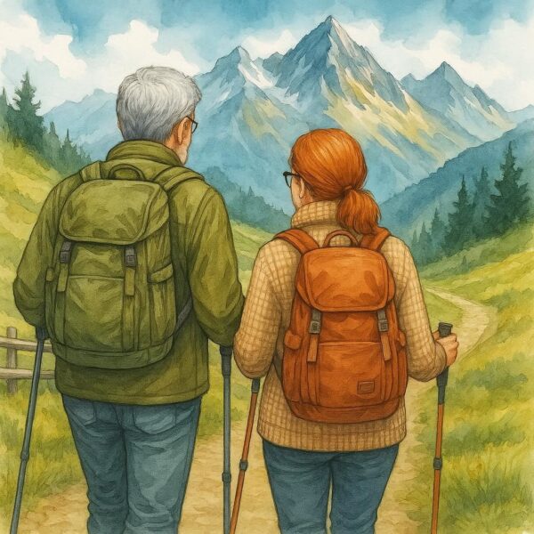 Ältere Paare auf Reisen: Wandern als Erlebnis