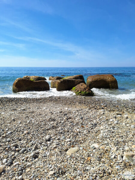 Strand in Bagnara Calabra