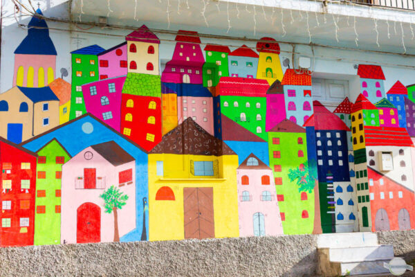 Borgo Croce Bunte Wandmalereien