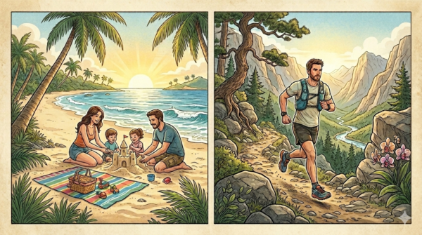 Urlaubstypen auf Reisen