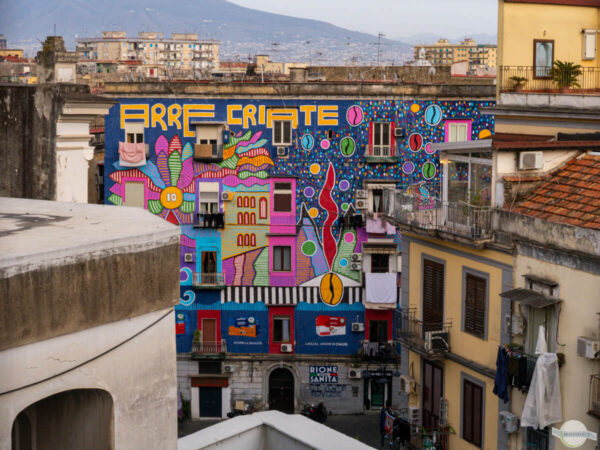 Streetart im Viertel Sanità in Neapel