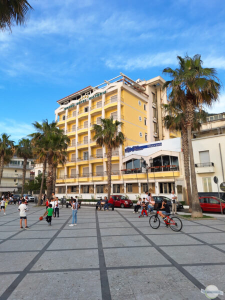 Das Grand Hotel Victoria in Bagnara Calabra