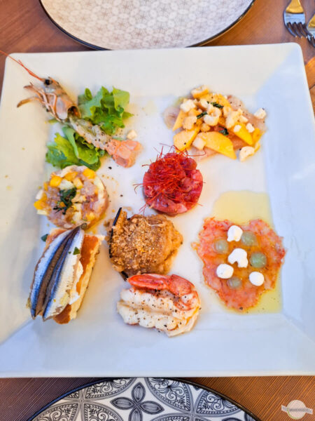 Gemischte Fischvorspeise im Bistrot Alma